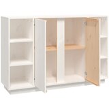  Komoda bijela 120 x 35 x 80 cm od masivne borovine | shoptok.hr