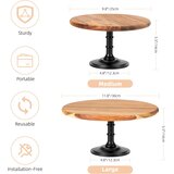 E-ROOM TREND leseni stojalnik za torto 1-nadstropni akacijev | Shoptok.si