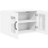  Zidni stakleni ormarić 2 pcs Visoki sjaj bijela 60 x 31 x 40 cm | shoptok.hr