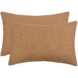  Presvlaka za jastuk 2 pcs HEERLEN Bež 50 x 80 cm Boucl&amp;eacute; Slike