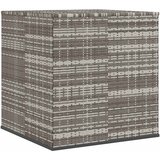  Kutija za vrtne jastuke od PE ratana 100 x 97,5 x 104 cm siva | shoptok.hr