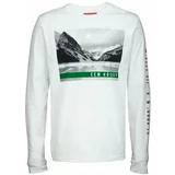 CCM Men's T-shirt NOSTALGIA POND L/S TEE SR White
