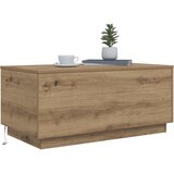  Stolić za kavu s LED svjetlima boja hrasta artisan 90x50x40 cm | shoptok.hr