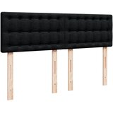  Krevet s oprugama i madracem crni 140x200 cm od tkanine | shoptok.hr