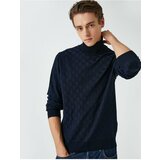 Koton Knitwear Turtleneck Sweater Long Sleeve Check Cene