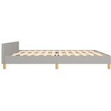  Okvir za krevet bez madraca svjetlosivi 200 x 200 cm od tkanine | Eponuda.ba