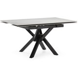 Marckeric Raztegljiva jedilna miza z dodatno ploščo s kamnito mizno ploščo 90x150 cm Arlene – | Shoptok.si