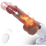 Paloqueth Fuck Machine with Realistic & Thrusting & Vibrating & Heating Dildo Brown Cene