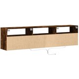 vidaXL Zidni TV ormarić LED boja dimljenog hrasta 180x31x45 cm | shoptok.hr