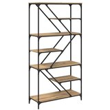 vidaXL Polica Umjetnički hrast 91 x 36 x 176 cm Konstruirano drvo | shoptok.hr