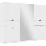 Rauch Möbel omara s klasičnimi vrati, srebrne barve, bela | Shoptok.si