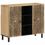 vidaXL Stranska omarica 90x33x75 cm trden mangov les | Shoptok.si