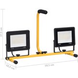 vidaXL LED reflektor z ročajem 2x50 W toplo bel | Shoptok.si