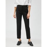 Koton 3sak40095uw Women's Canvas Trousers Black | Eponuda.ba