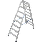 Krause Aluminijasta dvokraka lestev s stopnicami, odpornost proti zdrsu R13, obojestransko vzpenjanje, št. stopnic: 2x8 | Shoptok.si