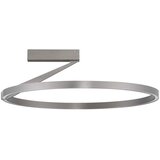 Nova Luce LED stropna svjetiljka aluminijska s mogućnosti zatamnjivanja u srebrnoj boji Tilia – Cijene