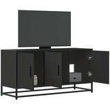 TV ormarić crni 100x35x50 cm Konstruirano drvo i metal | shoptok.hr