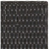  stol crni 45 x 35 x 32 cm od poliratana | shoptok.hr