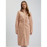 Orsay Light pink women's sheath dress in suede finish - Women Cijene