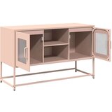 vidaXL TV ormarić ružičasti 100,5x39x60,5 cm čelični | shoptok.hr