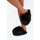 Boto Furry Women's Slippers Black Iseline | shoptok.hr