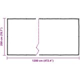CERADA s rupama *Transparent*an 2 x 12 m Polietilen - 2 x 12 m | shoptok.hr