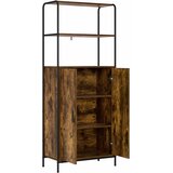  Highboard Dimljeni hrast 40 x 33 x 161 cm Konstruirano drvo | shoptok.hr