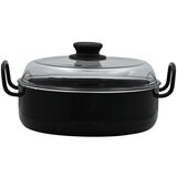 RIESS kozica Schwarz Omas + pokrov 24xh7,5cm, indukcija, emajl, steklo Cene