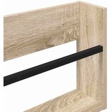  Polica za časopise s policom 2 pcs Sonoma hrast 60 x 12 x 30 cm | shoptok.hr