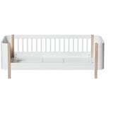 Oliver Furniture® otroška posteljica mini+ junior bed 60x160 white/oak | Shoptok.si