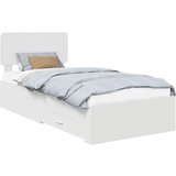  Okvir za krevet Bijelo 90 x 190 cm Konstruirano drvo | shoptok.hr