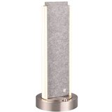 CINQUE Siva LED stolna lampa s tekstilnim sjenilom (visina 51 cm) Cicara – Cijene