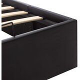  Hidraulični okvir za krevet od umjetne kože crni 100 x 200 cm | shoptok.hr