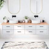  Kupaonska radna ploča svjetlosmeđa 220x60x(2-4) cm masivno drvo Cijene