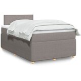 Maison Chic Box spring postelja - Vzmetna postelja z vzmetnico taupe 120x190 cm blago SL4345, (21889003) | Shoptok.si