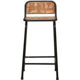  Barski stolci 4 kom 46x35,5x80 cm masivnog obnovljenog drva | Eponuda.com