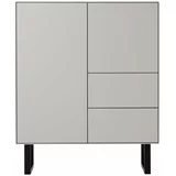 Hammel Furniture Svijetlo siva visoka komoda 91x111 cm Edge by Hammel –