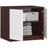 AKORD Star Nadgradna Omarica Za Garderobno Omaro, 2 Vrata, Wenge/Bela, (5000331660) | Shoptok.si
