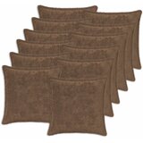  Presvlaka za jastuk 12 kom. HOUTEN Svijetlosmeđa 45 x 45 cm | shoptok.hr