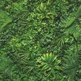 sintetična živa meja divy 3D tropical 1 m x 1 m zelena