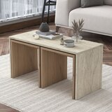 Hanah home Set stočića za kafu, 3 komada, Bež Cene