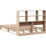  Krevet s regalom za knjige bez madraca 140x200 cm masivno drvo | shoptok.hr
