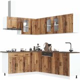  11-dijelni set kuhinjskih ormarića Kalmar konstruiranog drva | shoptok.hr