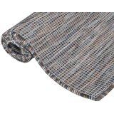  Vanjski tepih ravnog tkanja 80 x 150 cm smeđe-plava | shoptok.hr