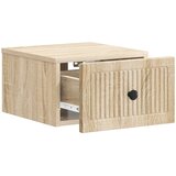  Noćni ormarić za montažu na zid s ladicama 2 pcs Hrast sonoma | shoptok.hr