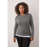 Trendyol Ženska bluza Tbbaw26Af00065, Siva | Eponuda.com