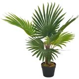 vidaXL umjetna palma s posudom zelena 70 cm