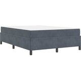  Krevetna konstrukcija Tamno siva 160 x 200 cm tkanina Zagasitosiva | Shoptok.si
