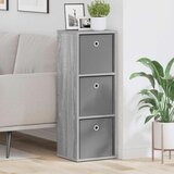 Strani šal s predalom Siva Sonoma 30,5 x 27 x 84,5 cm, (5000233748) | Shoptok.si