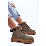 Boto Women's Fleece-Lined Trapper Boots Green Corbin | Shoptok.si